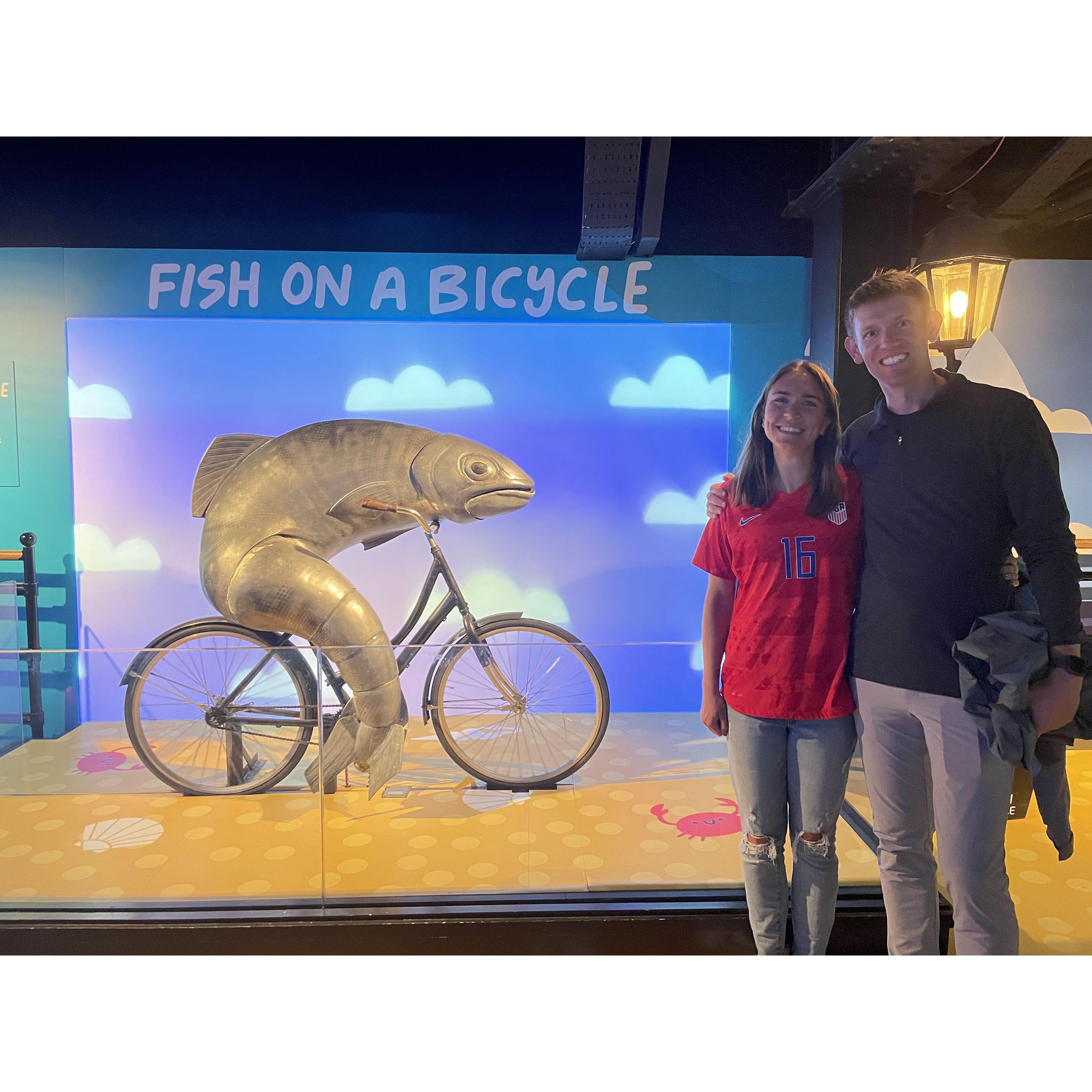 As the phrase goes, "A woman needs a man like a fish needs a bicycle!"
