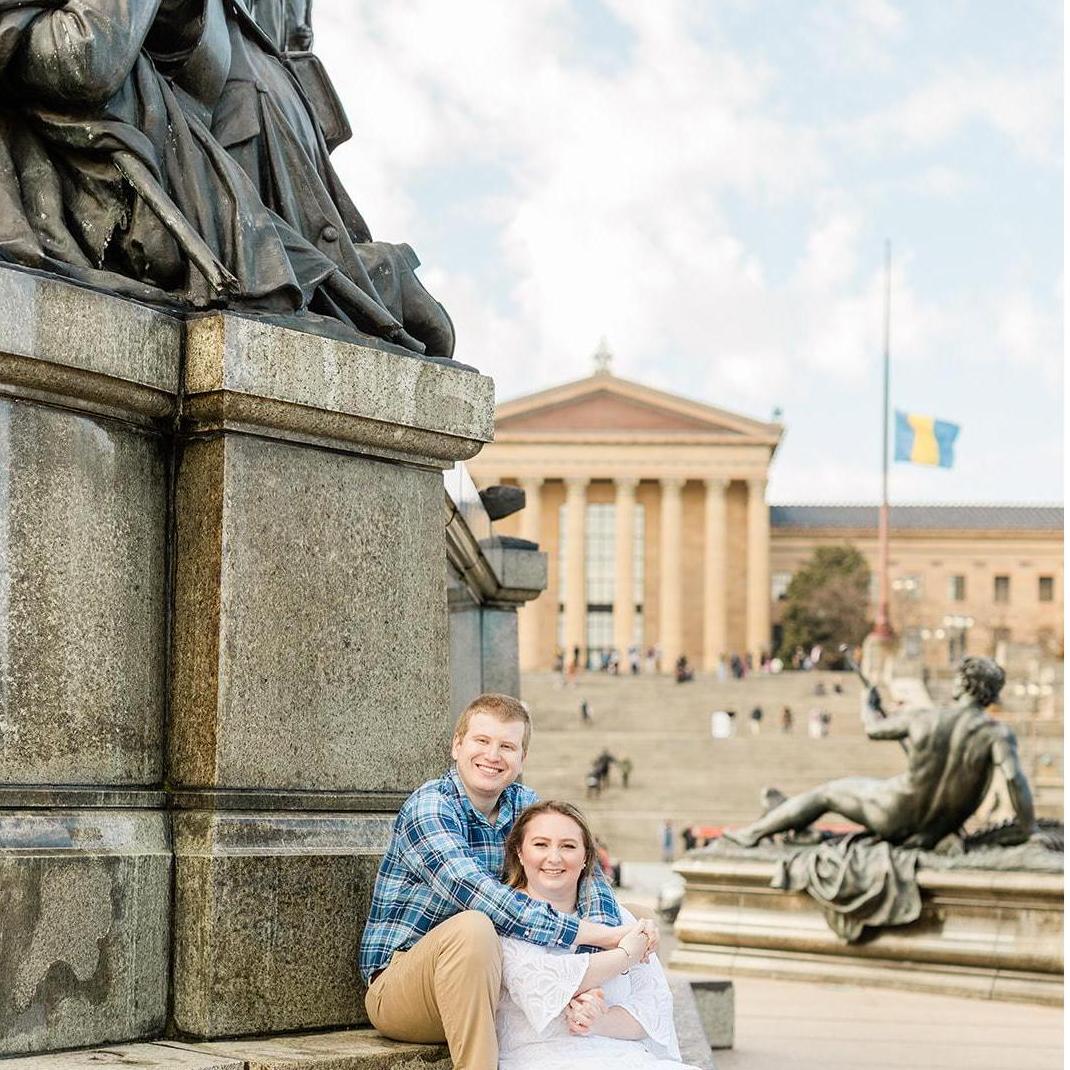 Engagement Photos - Philadelphia Museum of Art - February 2021