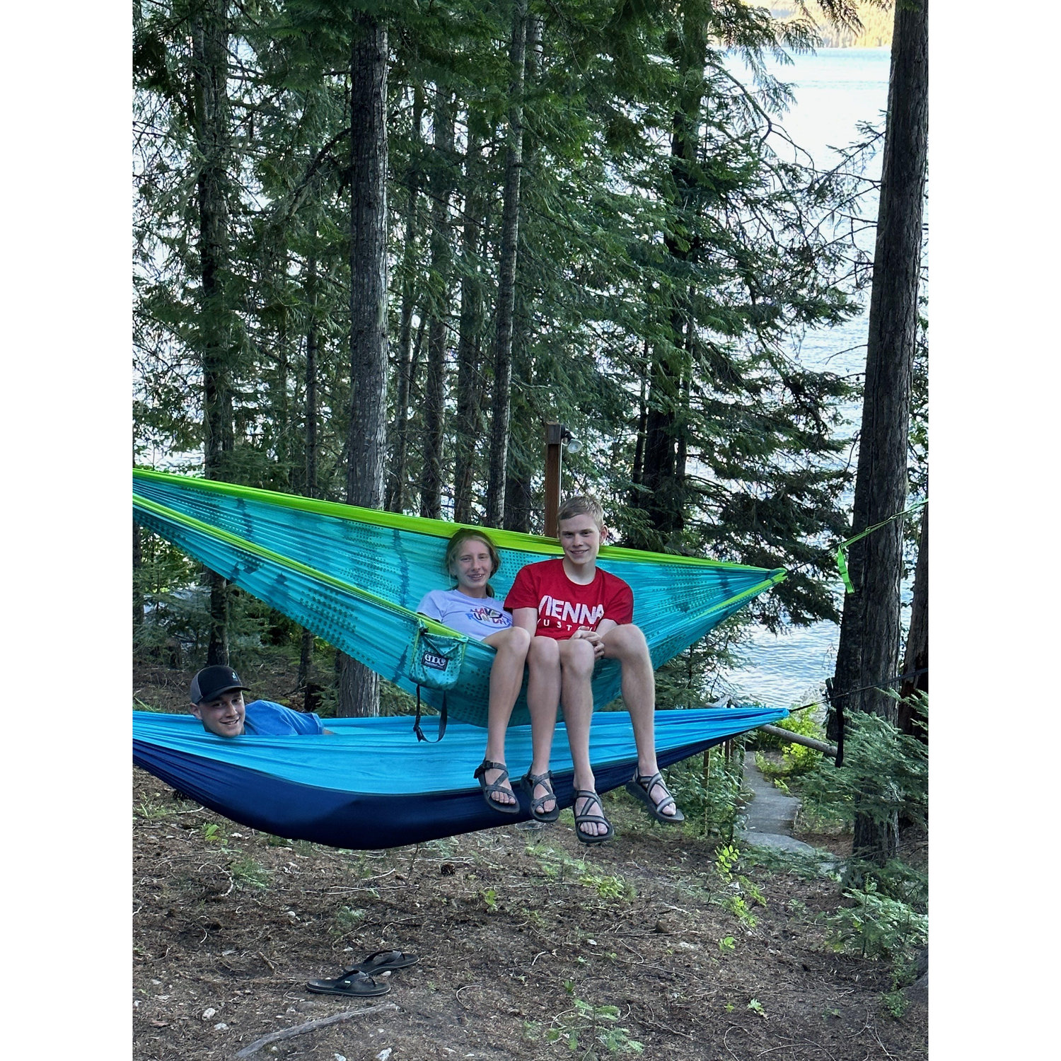 Oh yeah ... hammocking is our fav.
