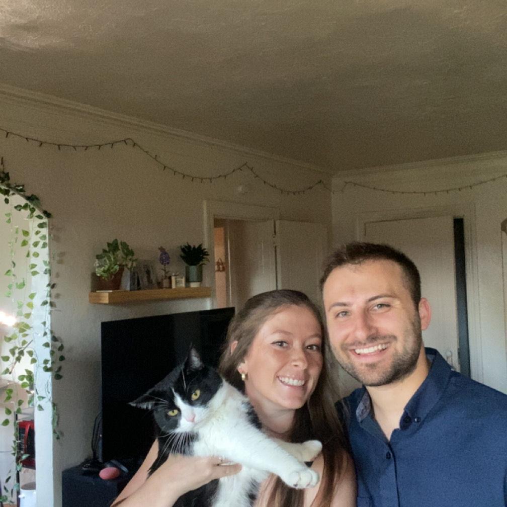 A family selfie with Miles!
