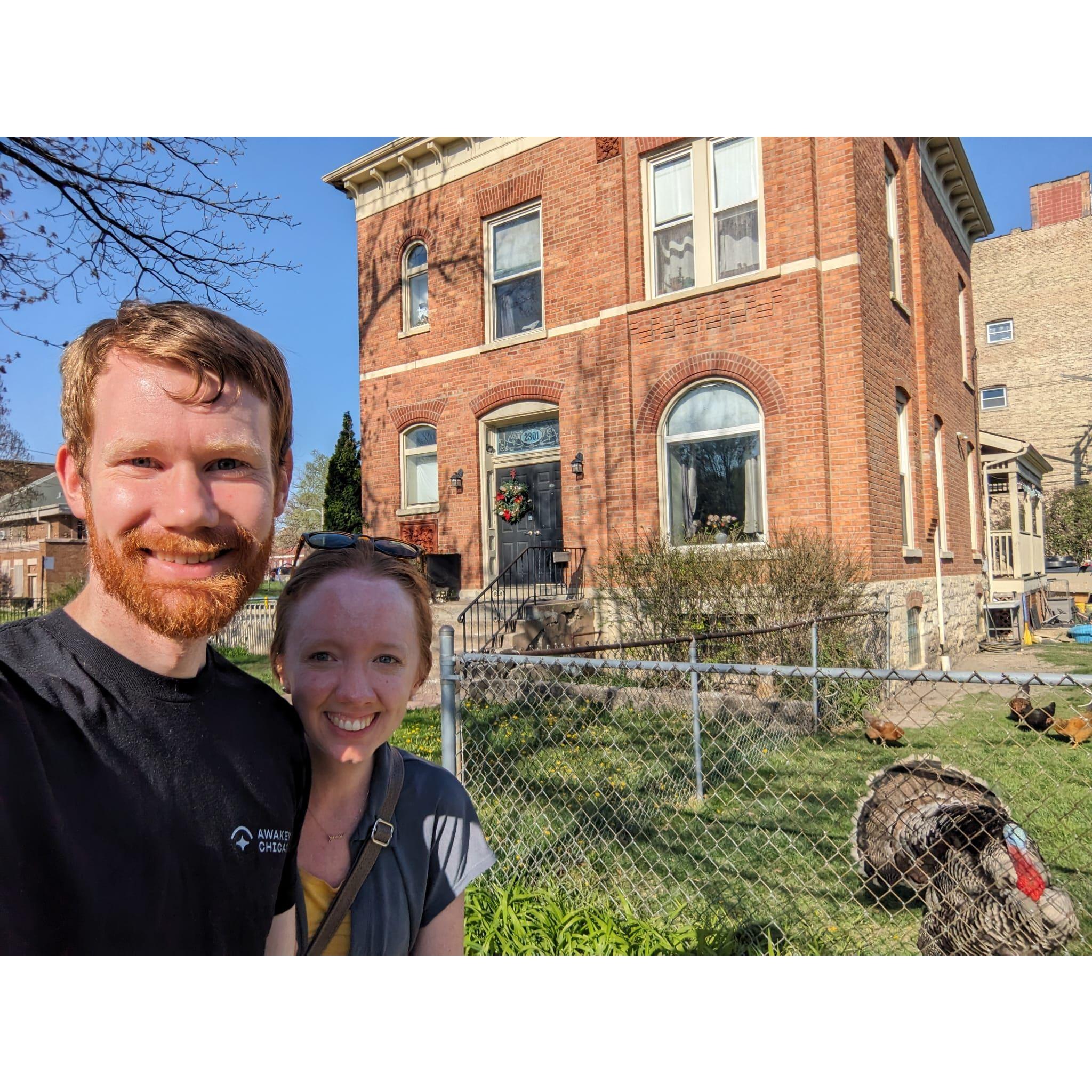 Visiting Mike's childhood home