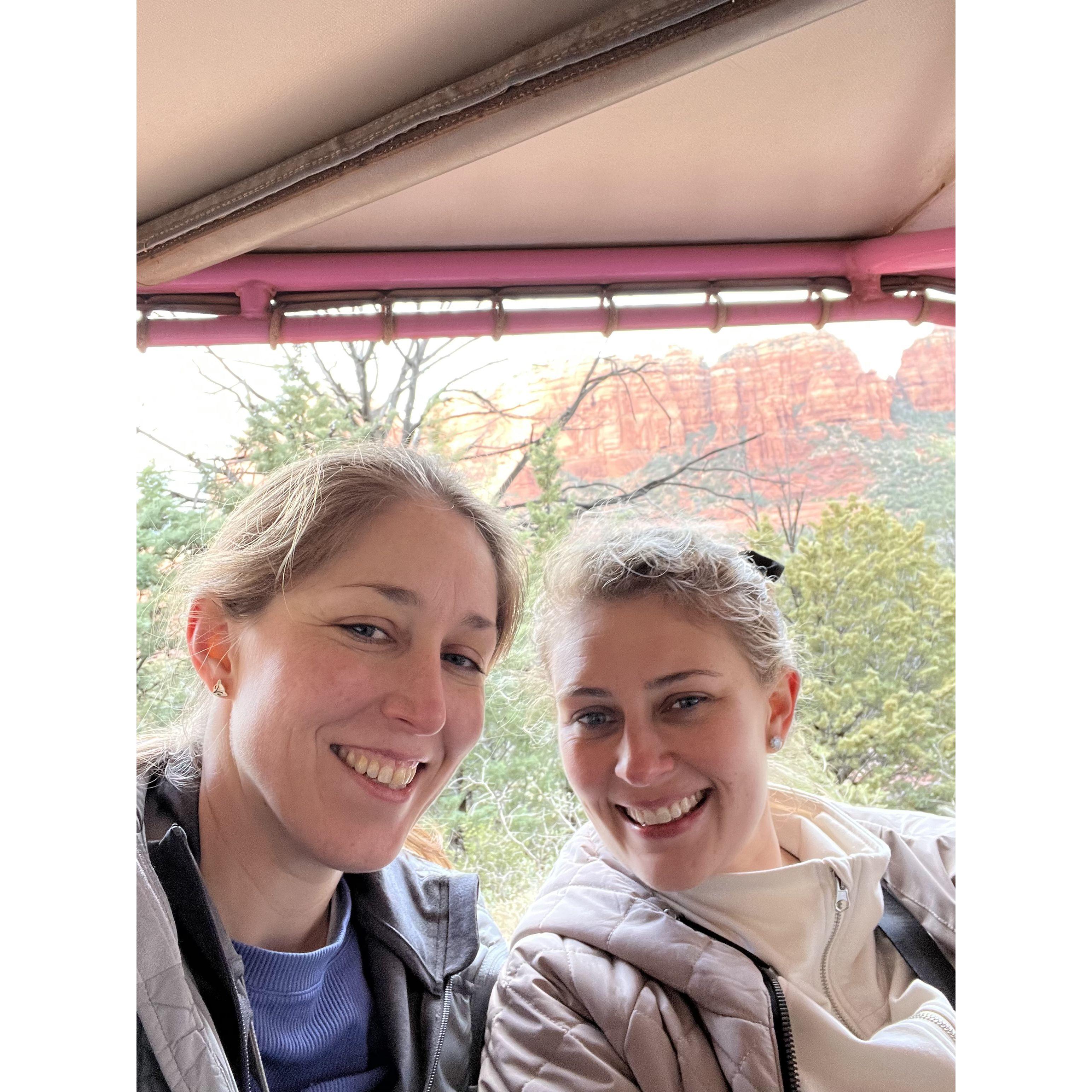 Pink Jeep tour through the Red Rocks of Sedona.