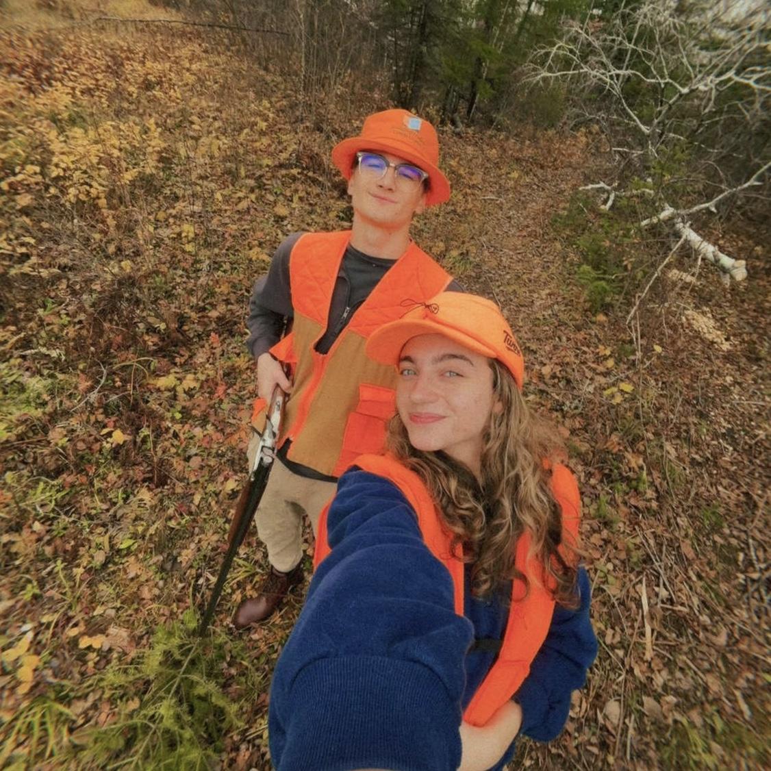 Erika’s first time hunting