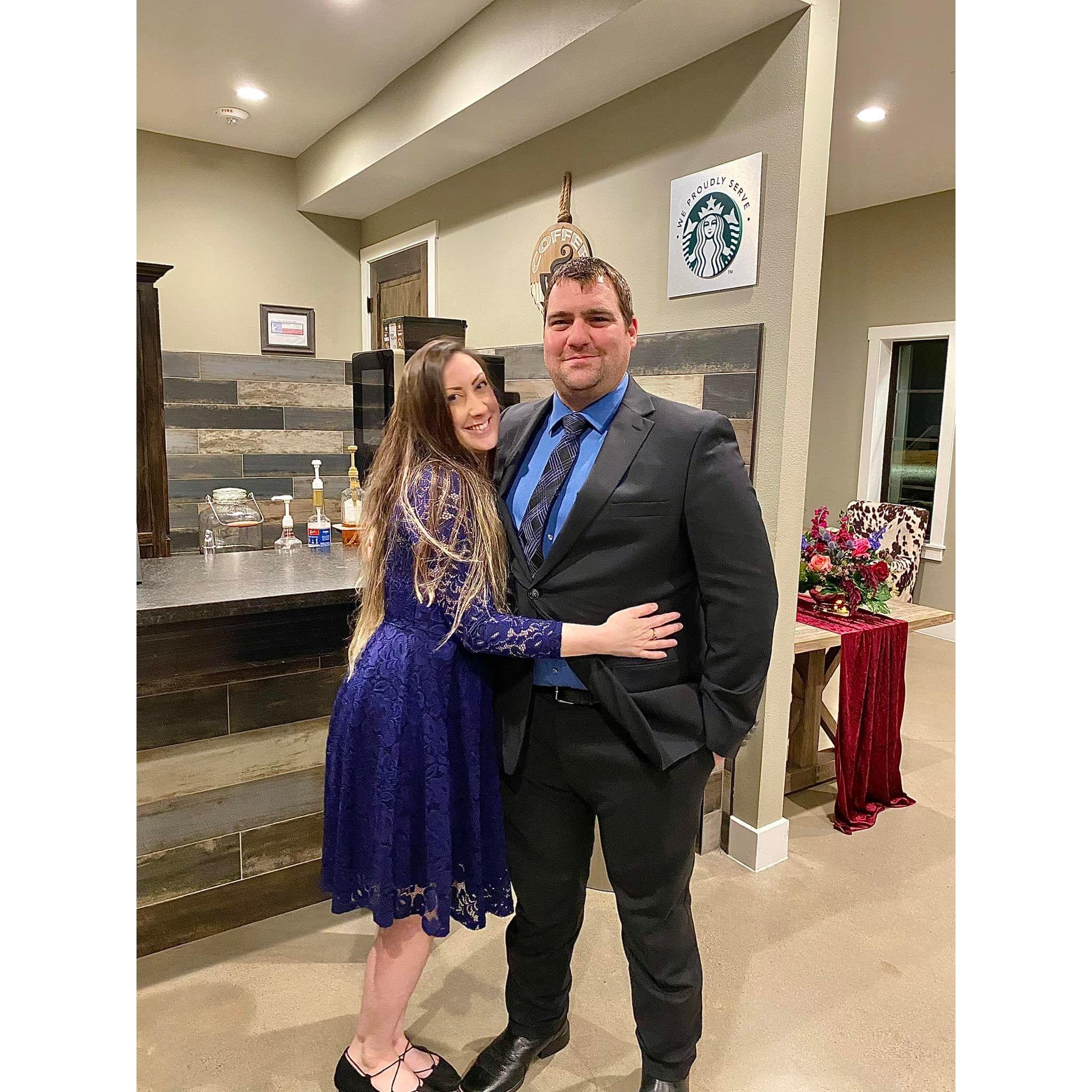 They cleaned up for some friend's wedding!