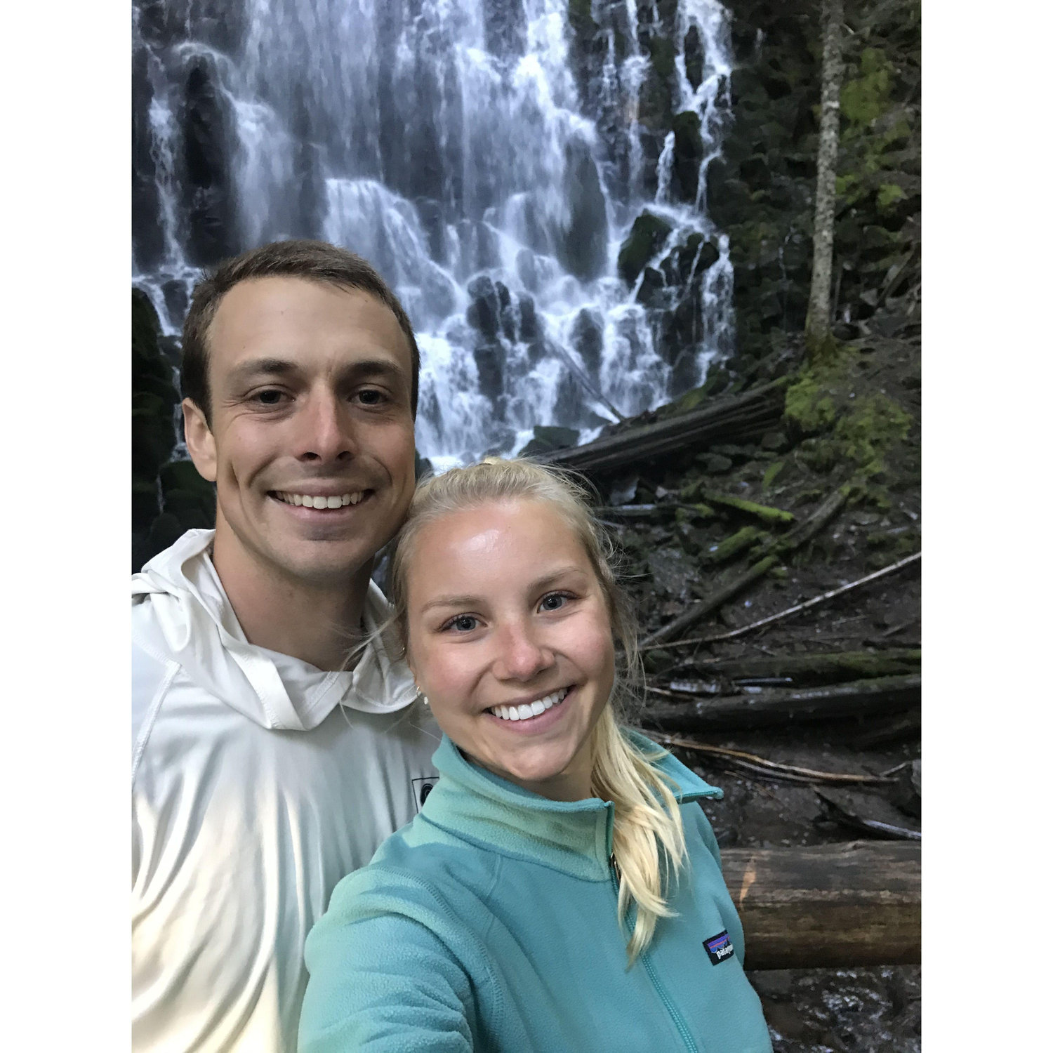Hike to a waterfall in Oregon!