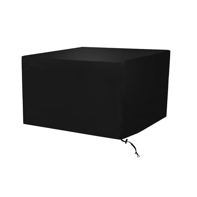 DRHU Patio Table Covers Square 45x45x28in, Waterproof, Tough Canvas, for Bad Weather Rain Winter Snow