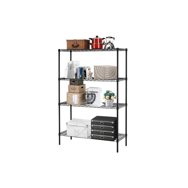 SUGIFT 4 Shelf Wire Shelving, Adjustable Storage Shelf Metal Storage Rack Wire Shelving Unit 1000Lbs Capacity 36" L x 14" W x 54" H