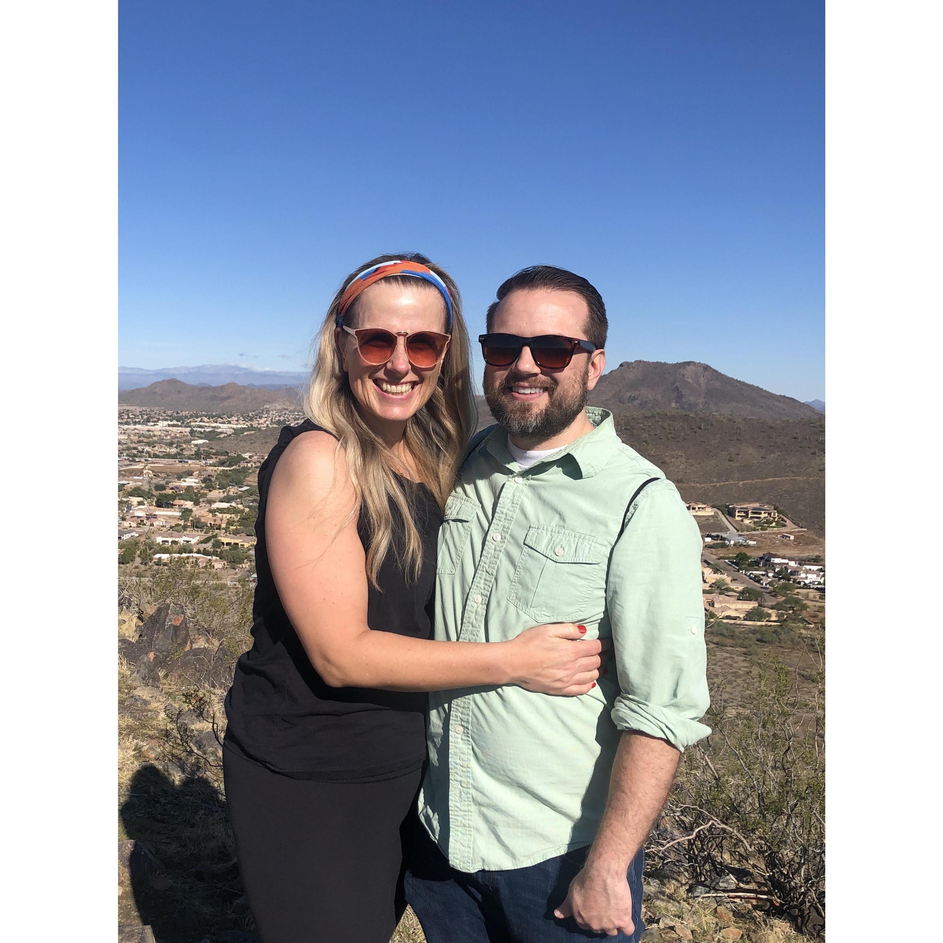 Thanksgiving in Arizona with Jill's sister's family -- the Waldecks.