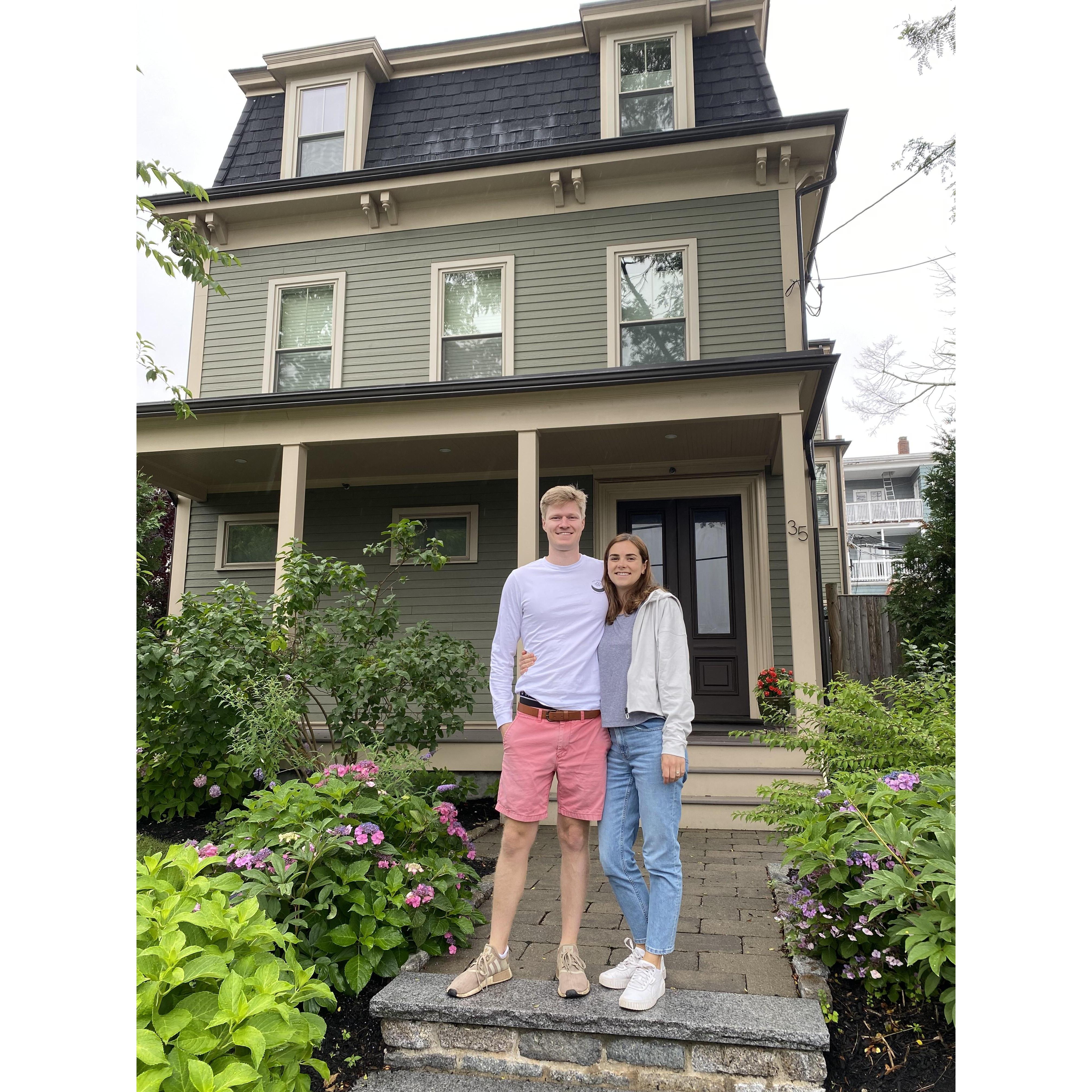 buying our first home together - jamaica plain july 2021