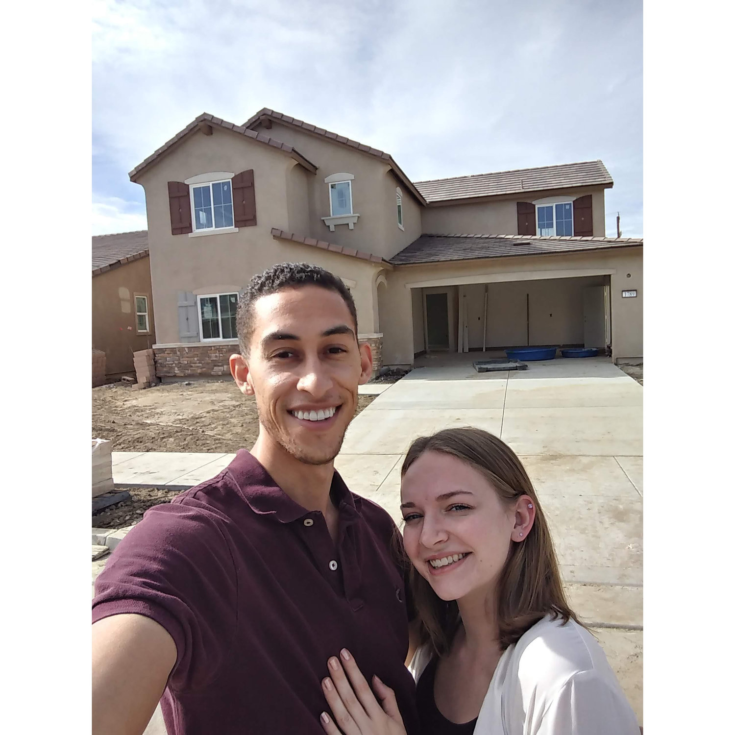 Going to check out the construction on our house