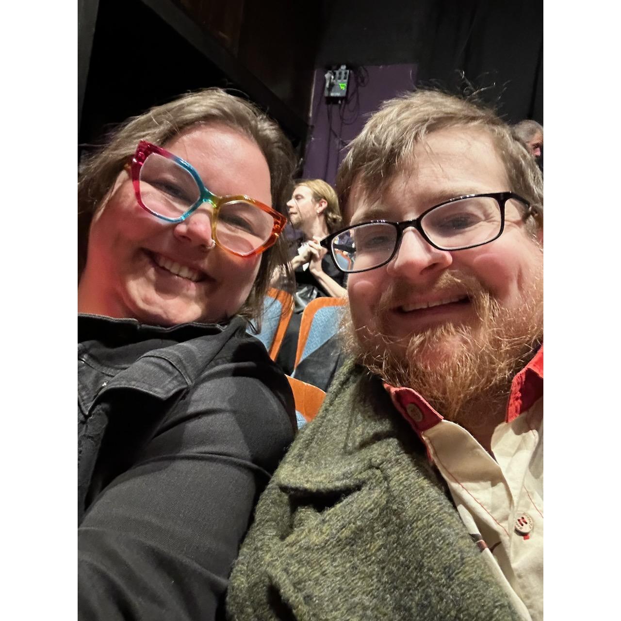 Us in New York in February this year at a musical of our favorite band!