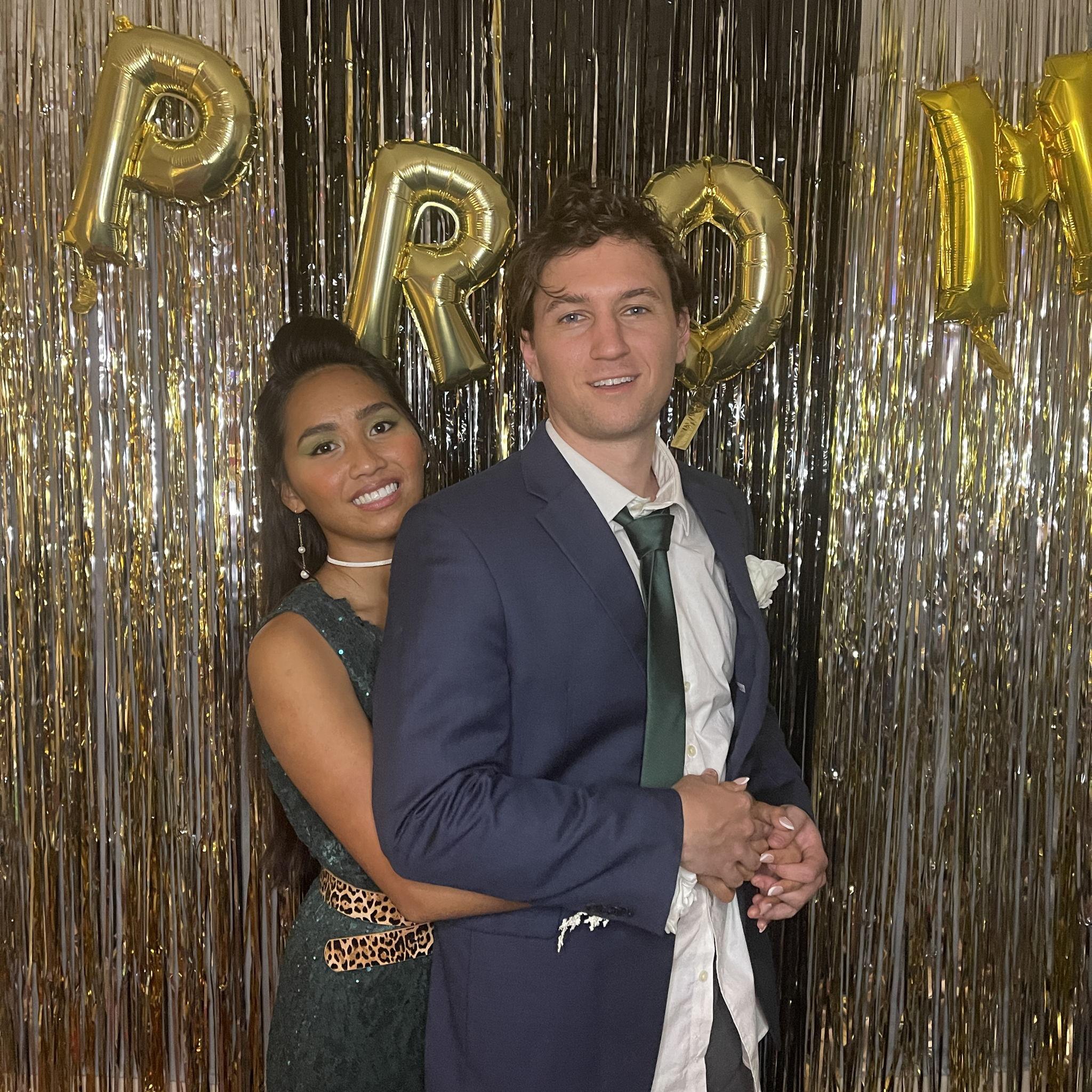 When we went to "Prom" in Atlanta.