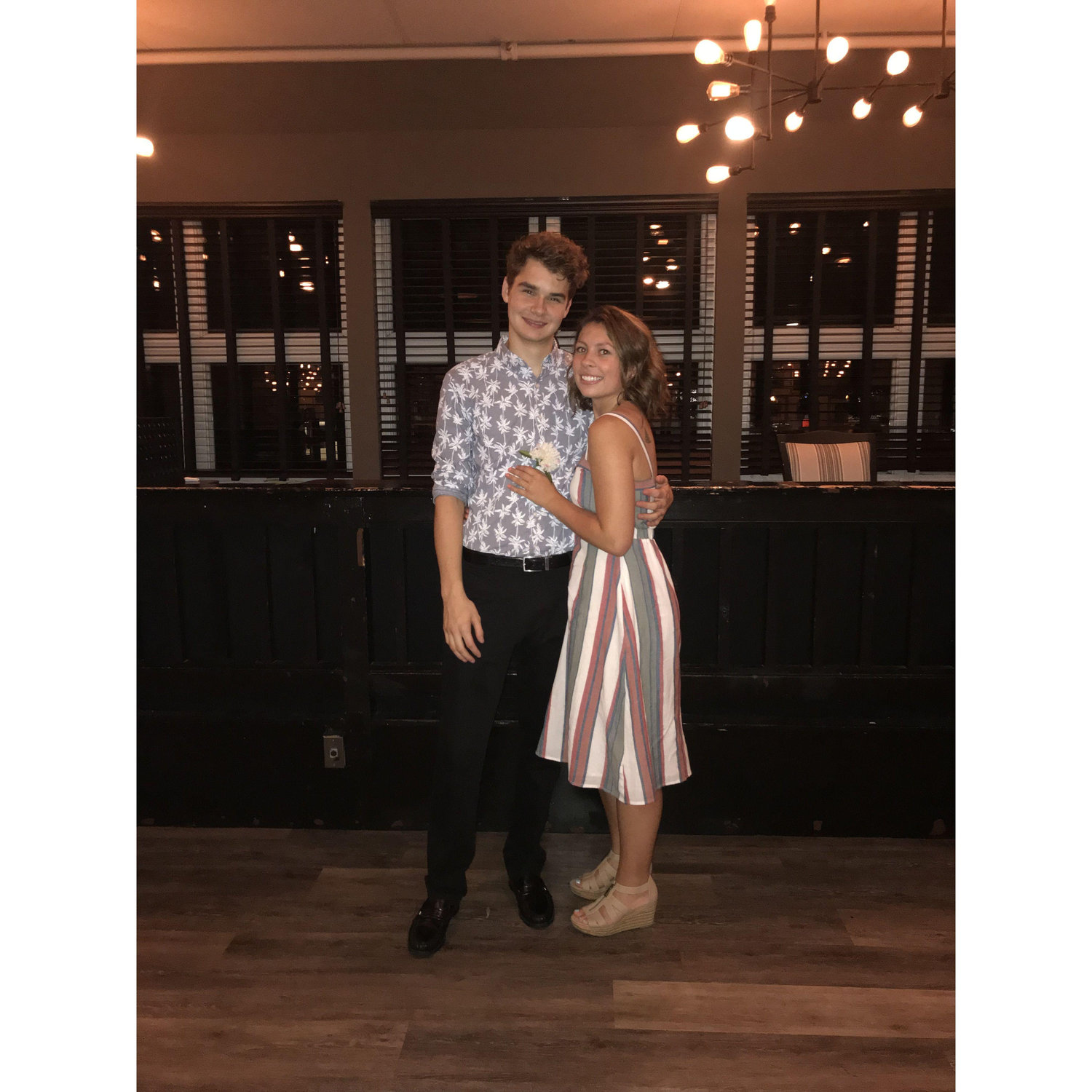 One of our first weddings we attended together in August '18