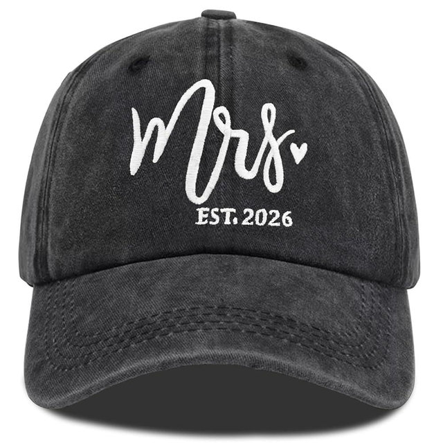 Mr and Mrs Hats for Wedding Gifts, Engagement Anniversary Honeymoon Gifts for Newlyweds Couples Baseball Cap
