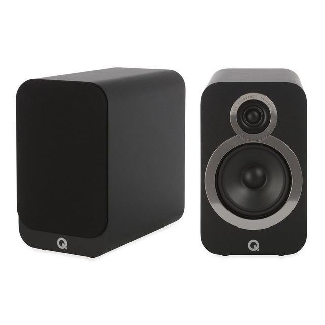 Q Acoustics 3020i Bookshelf Speaker Pair (Carbon Black)