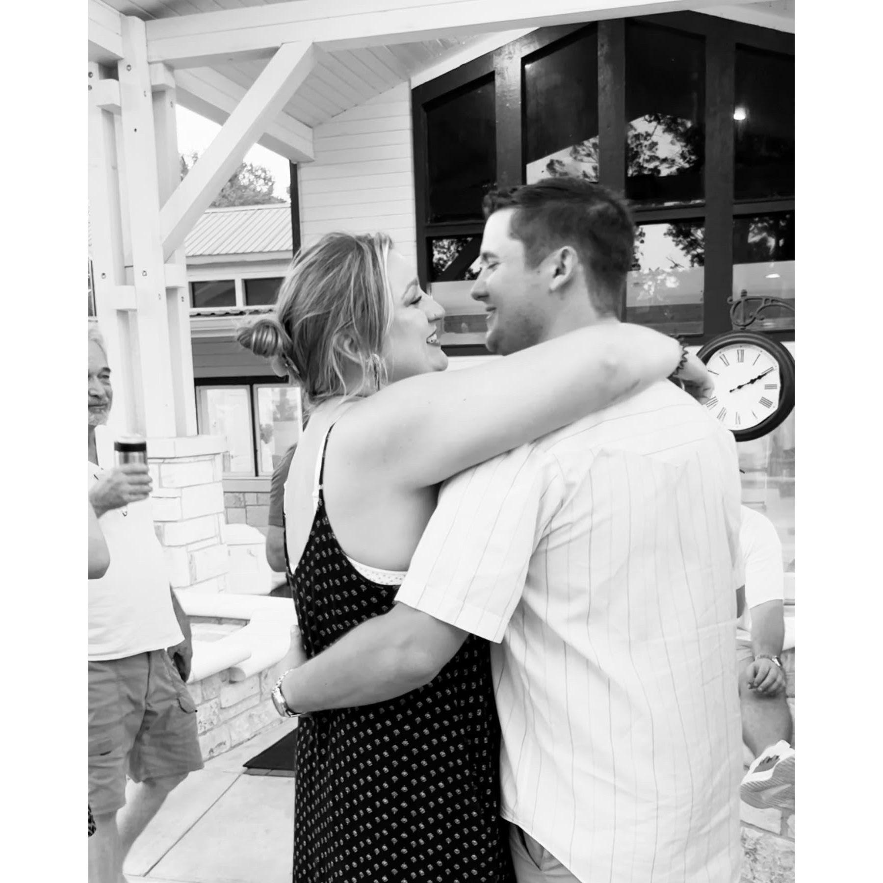 Engagement at Kamryns family reunion