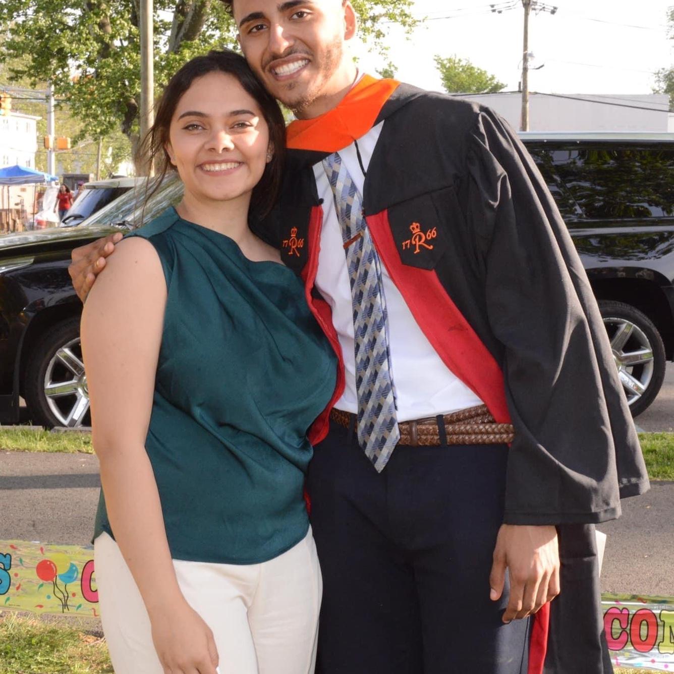 First Picture together! Medo’s Grad