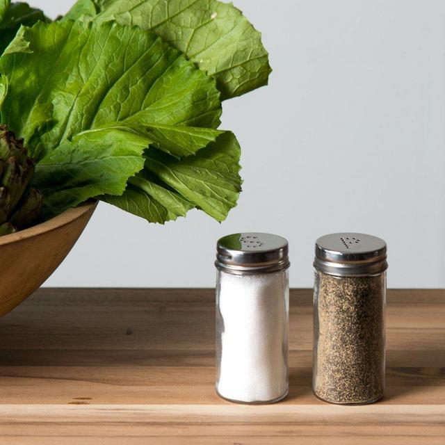 Glass Salt & Pepper Shakers