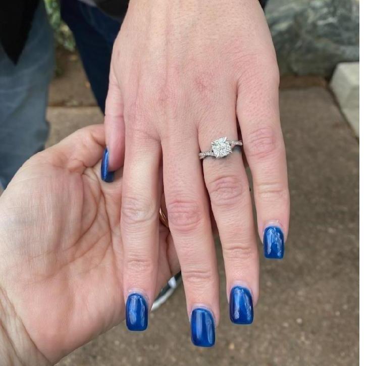 My beautiful ring!!!! Oh he did good, real good!!!