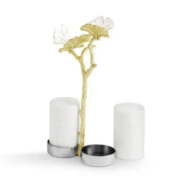 Butterfly Ginkgo Gold- Salt & Pepper Shaker