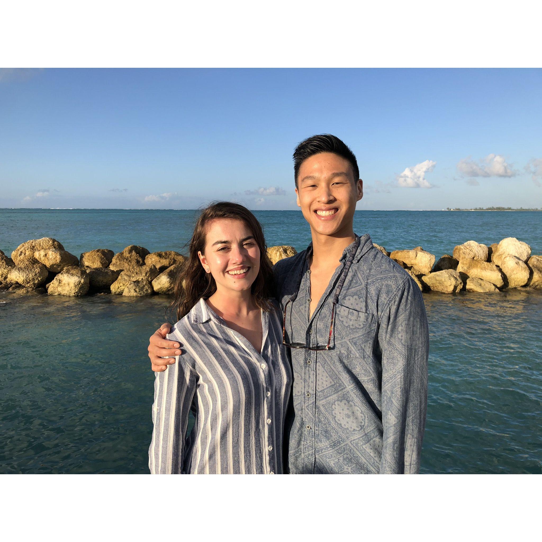 Our 1st trip together- to the Bahamas