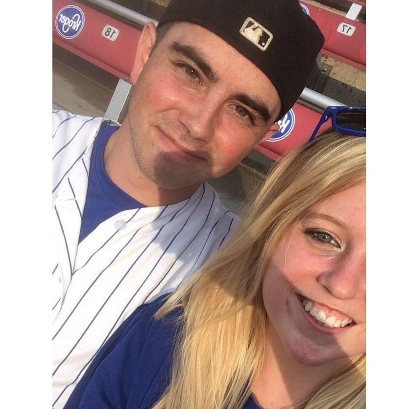 This was the first picture we took together on our first official date to a Reds game!