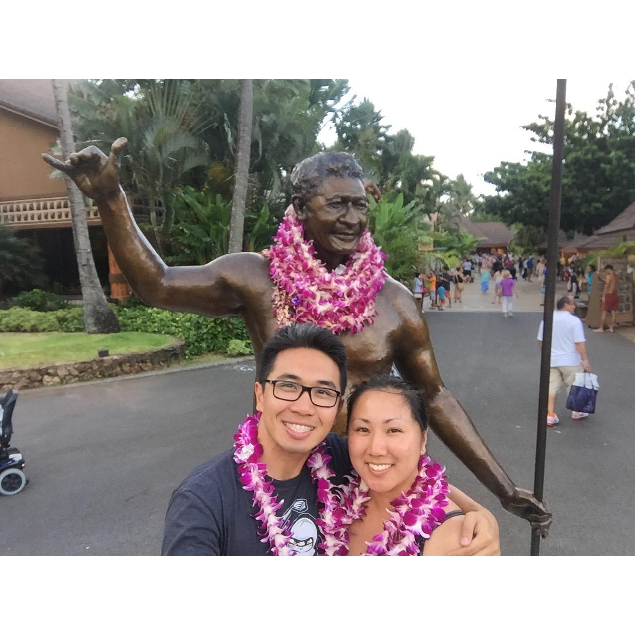 Purchased an extra lei, not realizing our luau package includes one. #stoobie