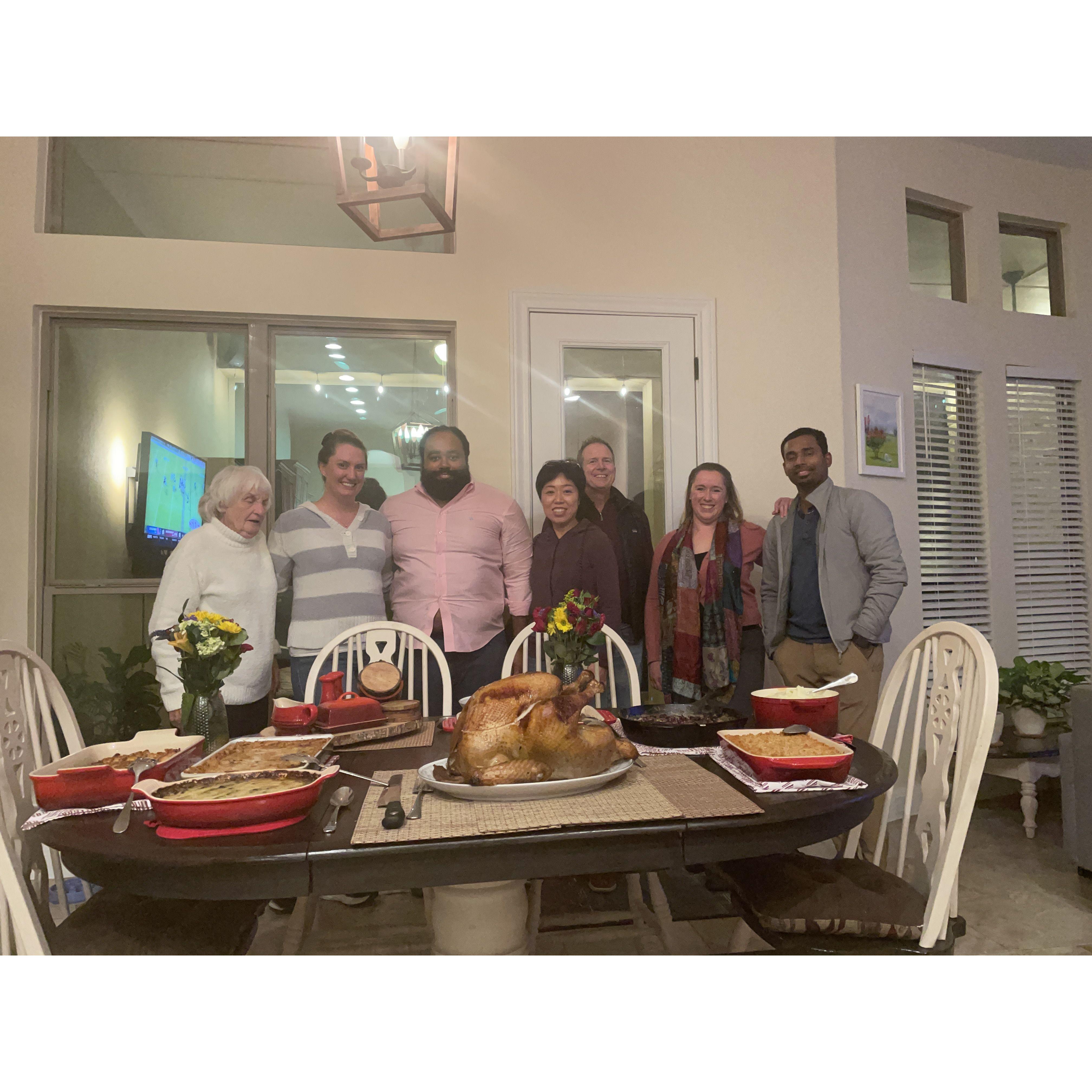 Our first Thanksgiving! November 23, 2023.