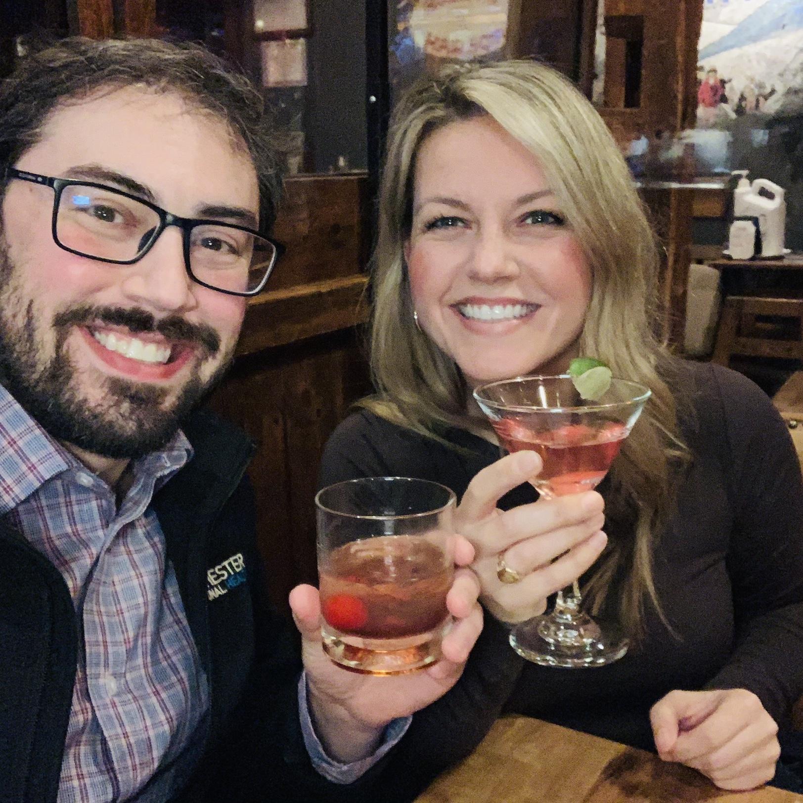 Cheers to our first anniversary!