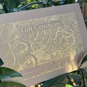 Gift card — KINSHIP HIGHLAND PARK
