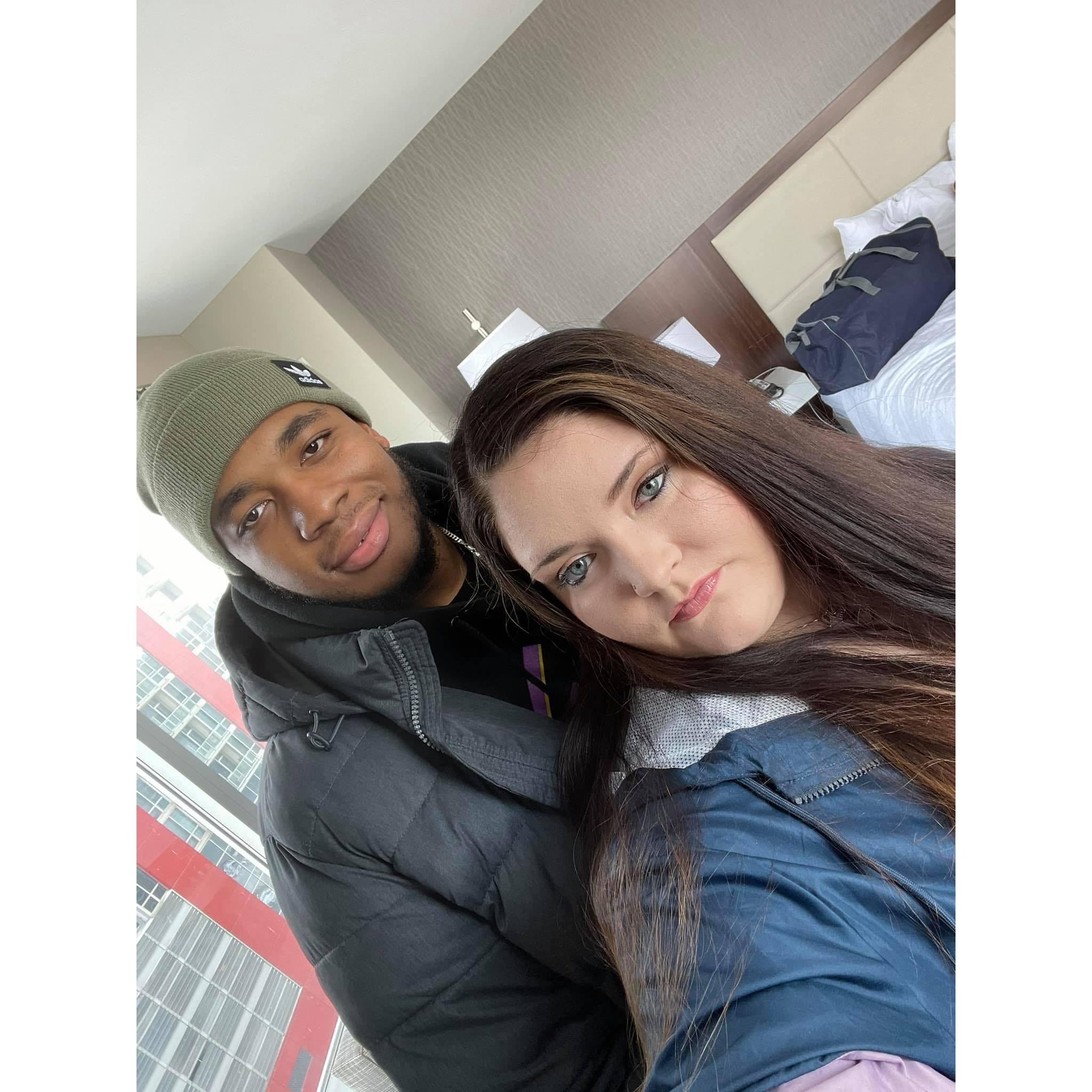 Our first time in Chicago together.