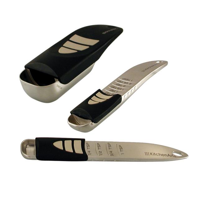 KitchenArt Cook’s Pro Adjust-A-Measure Set, 3-Piece, Satin