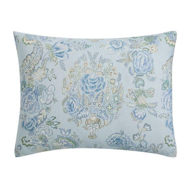 Kravet Grandiflora Reversible Sham, Chambray Multi, Standard