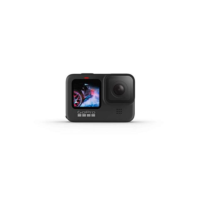 GoPro HERO9 Black - Waterproof Action Camera with Front LCD and Touch Rear Screens, 5K Ultra HD Video, 20MP Photos, 1080p Live Streaming, Webcam, Stabilization