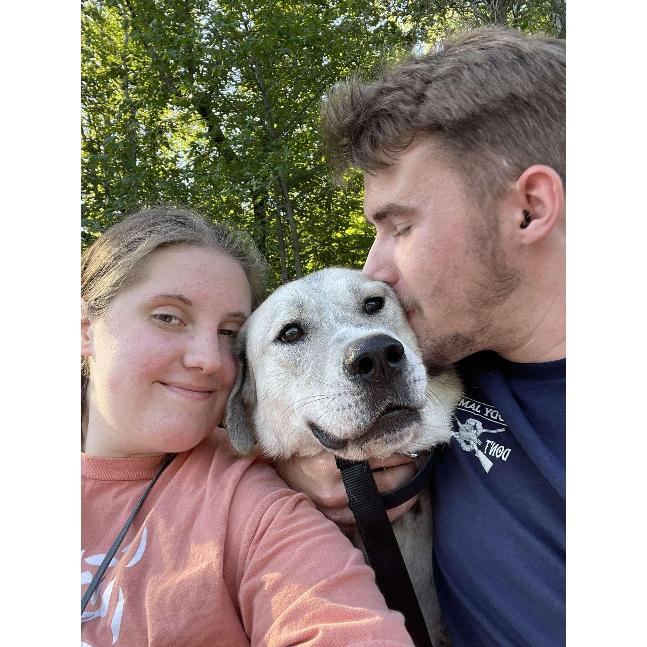 Hiking with our dog, Apollo at the Jay Cook National Park 
