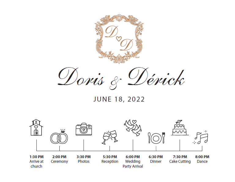 The Wedding Website of Doris Van Den Broek and Dérick Lachapelle