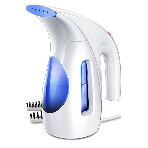 HiLIFE Steamer for Clothes, Portable Handheld Clothing Steamer, 240ml Big Capacity, 700W, Strong Power, Fabric Quick Wrinkle Remover with Brush for Home, Office, Travel (ONLY 120V) -Blue