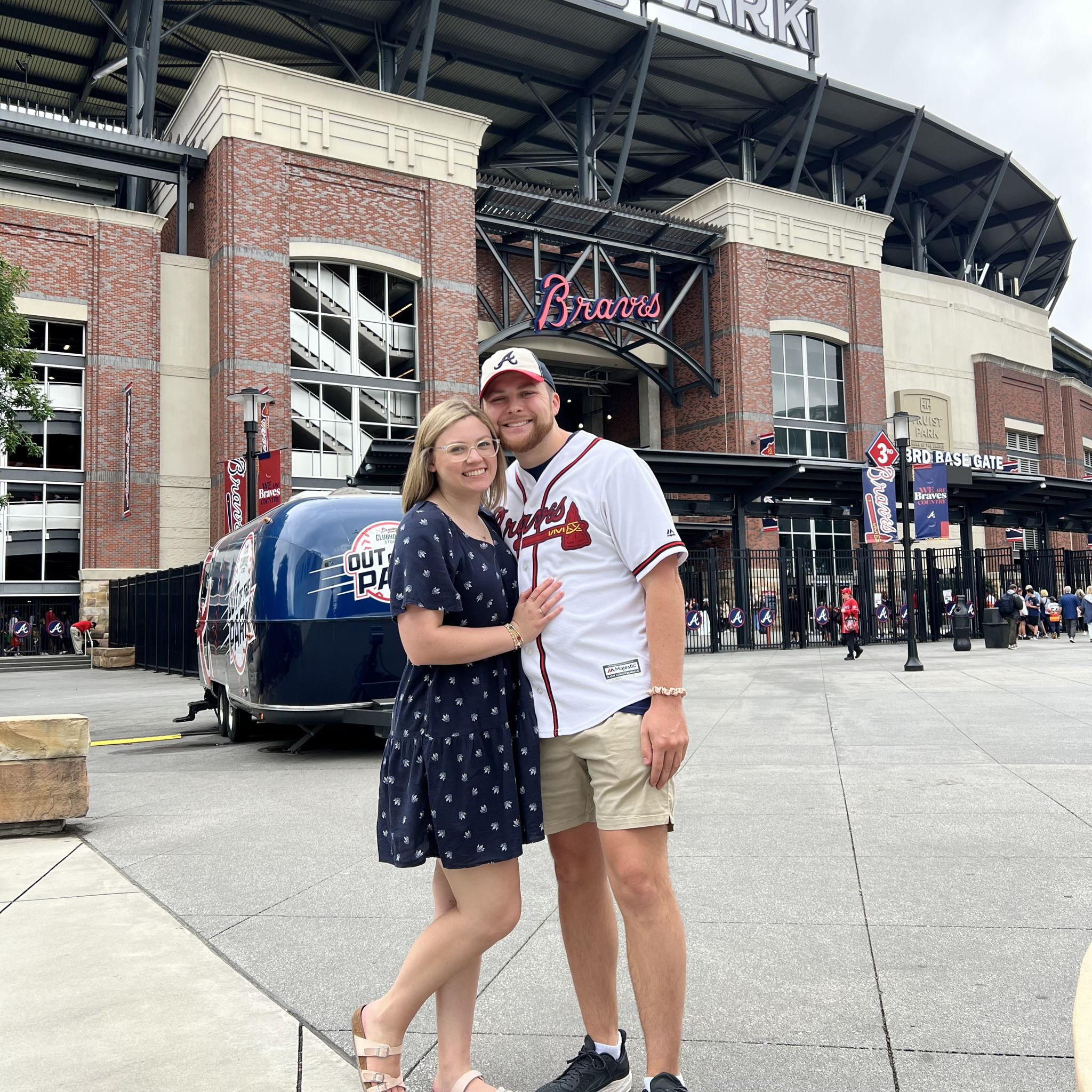 Hannah's first Braves game
