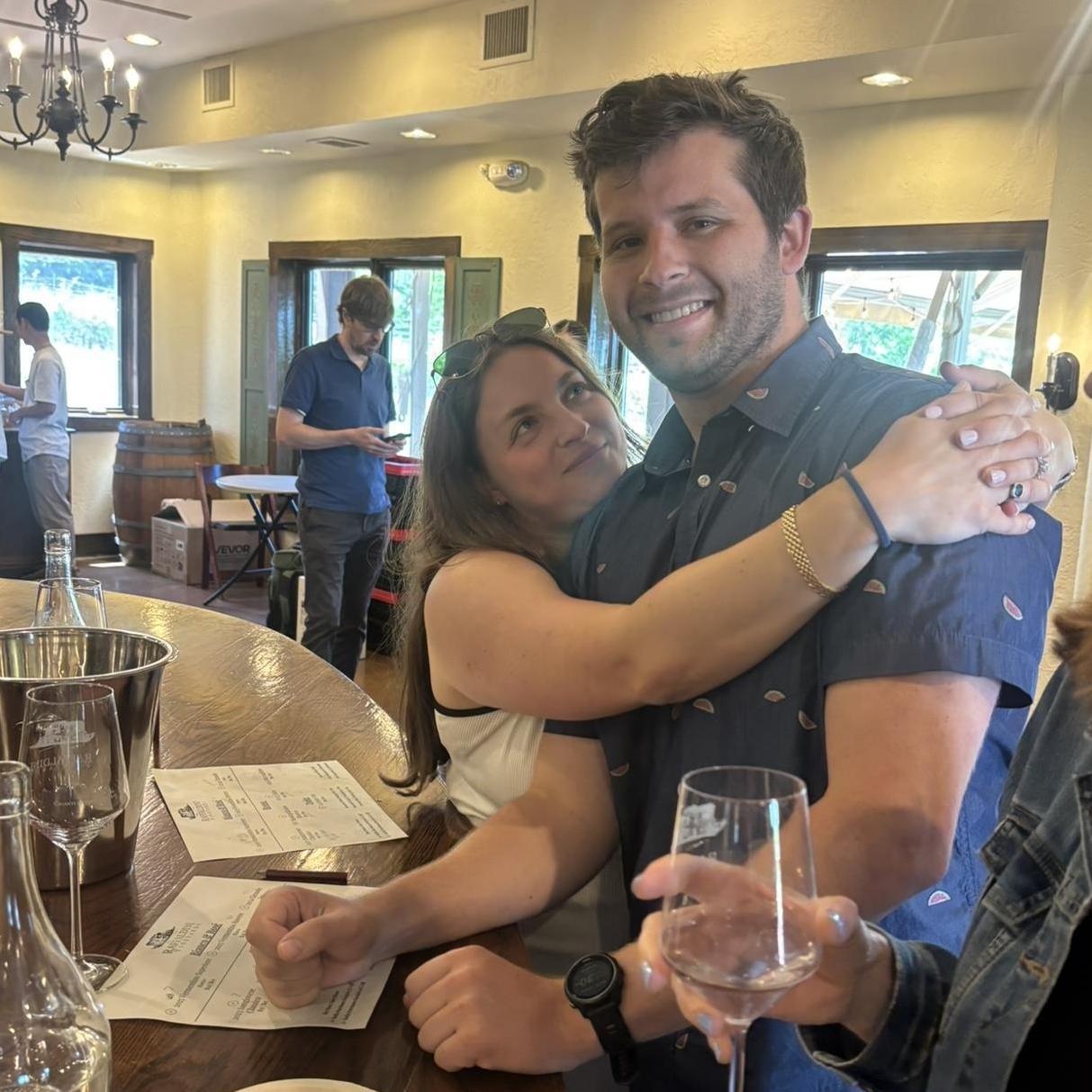 Winery with our moms on Mother's Day