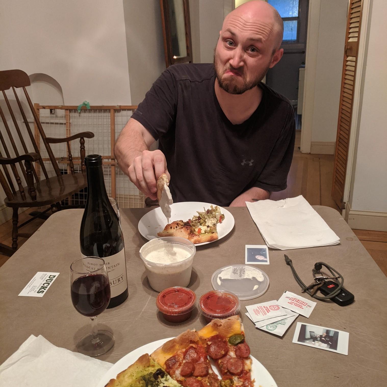 The first dinner in our first home