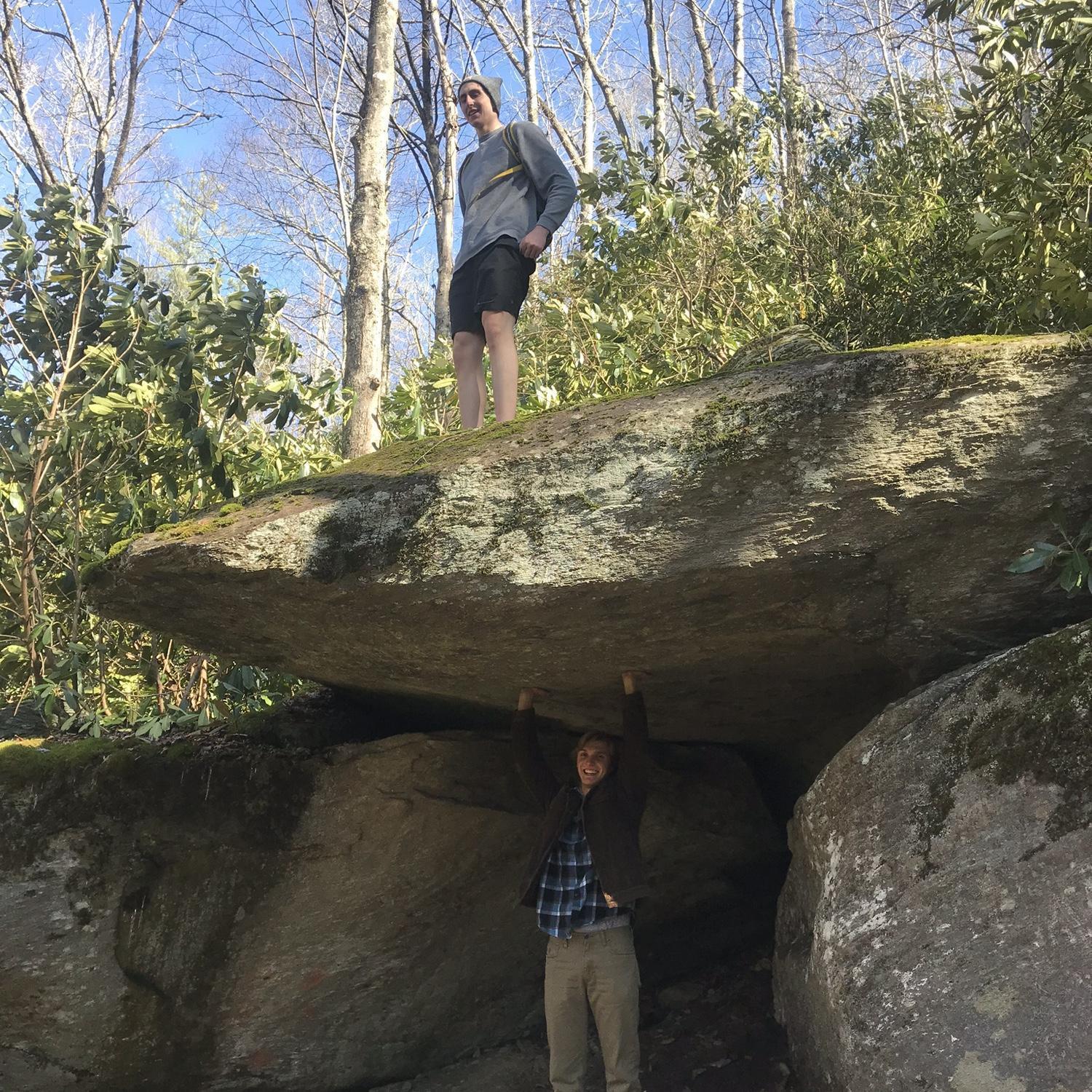 Logan joined Meg on some "Adventure Saturday" activities, where Meg co-led outdoor trips for students in RUF (as friends of course).