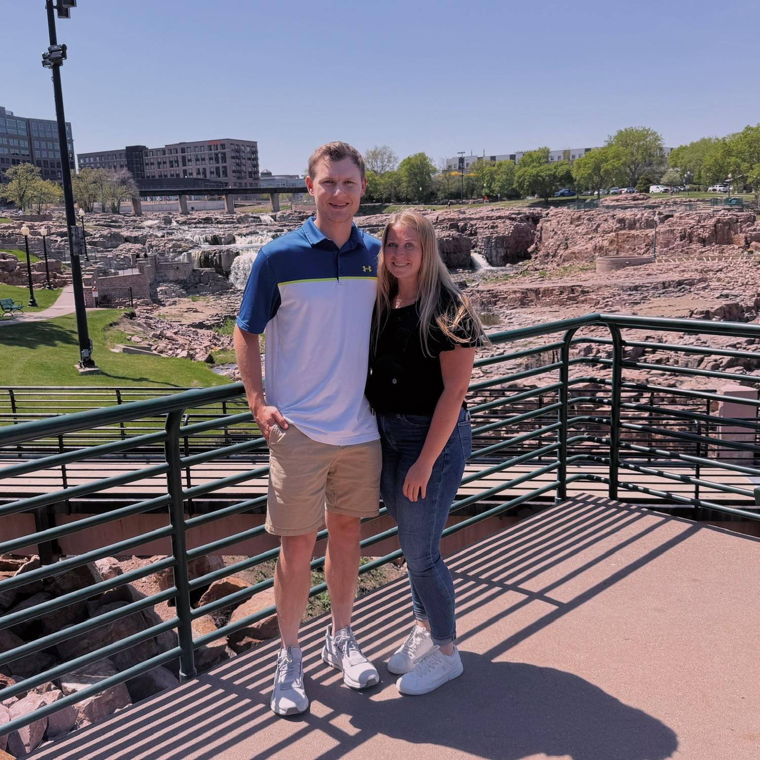 Visited Falls Park in Sioux Falls, SD