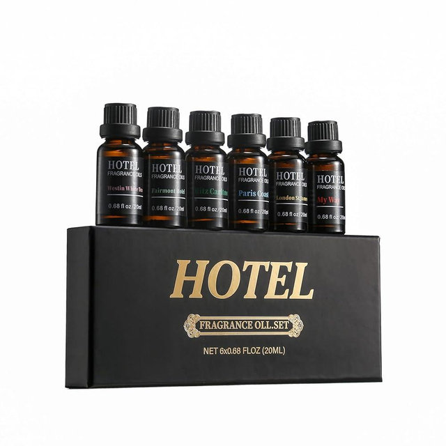 Hotel Collection Luxury Diffuser Oils Set for Diffusers, Fragrance, Scents for Candle Making, Soap