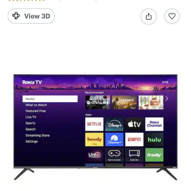 Pioneer - 70" Class LED 4K UHD Smart Roku TV