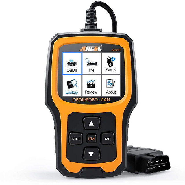 ANCEL AD410 Enhanced OBD II Vehicle Code Reader Automotive OBD2 Scanner Auto Check Engine Light Scan Tool Emission Analyzer