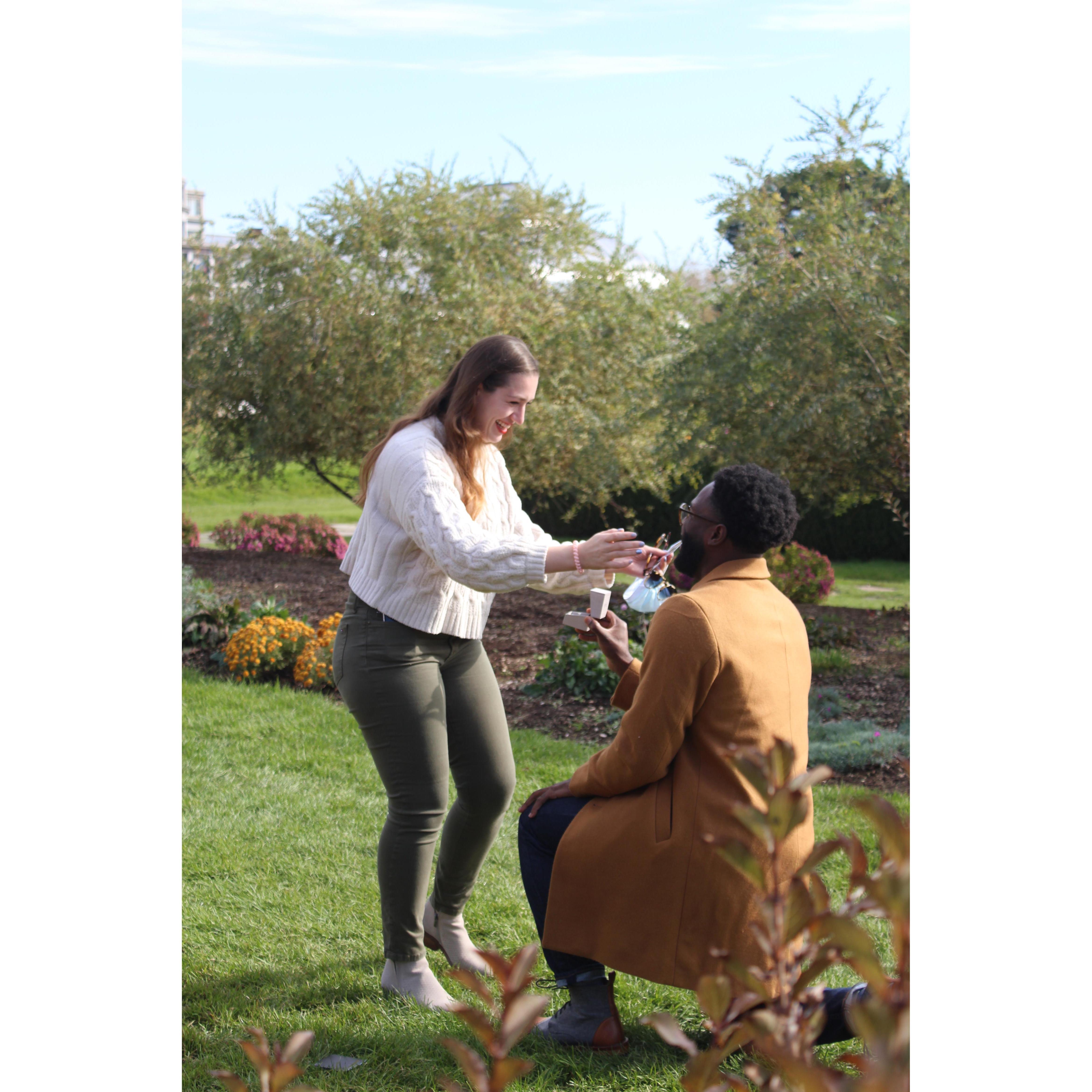 Right before our photographer snapped this photo Jarrod said "I love you more than you know"