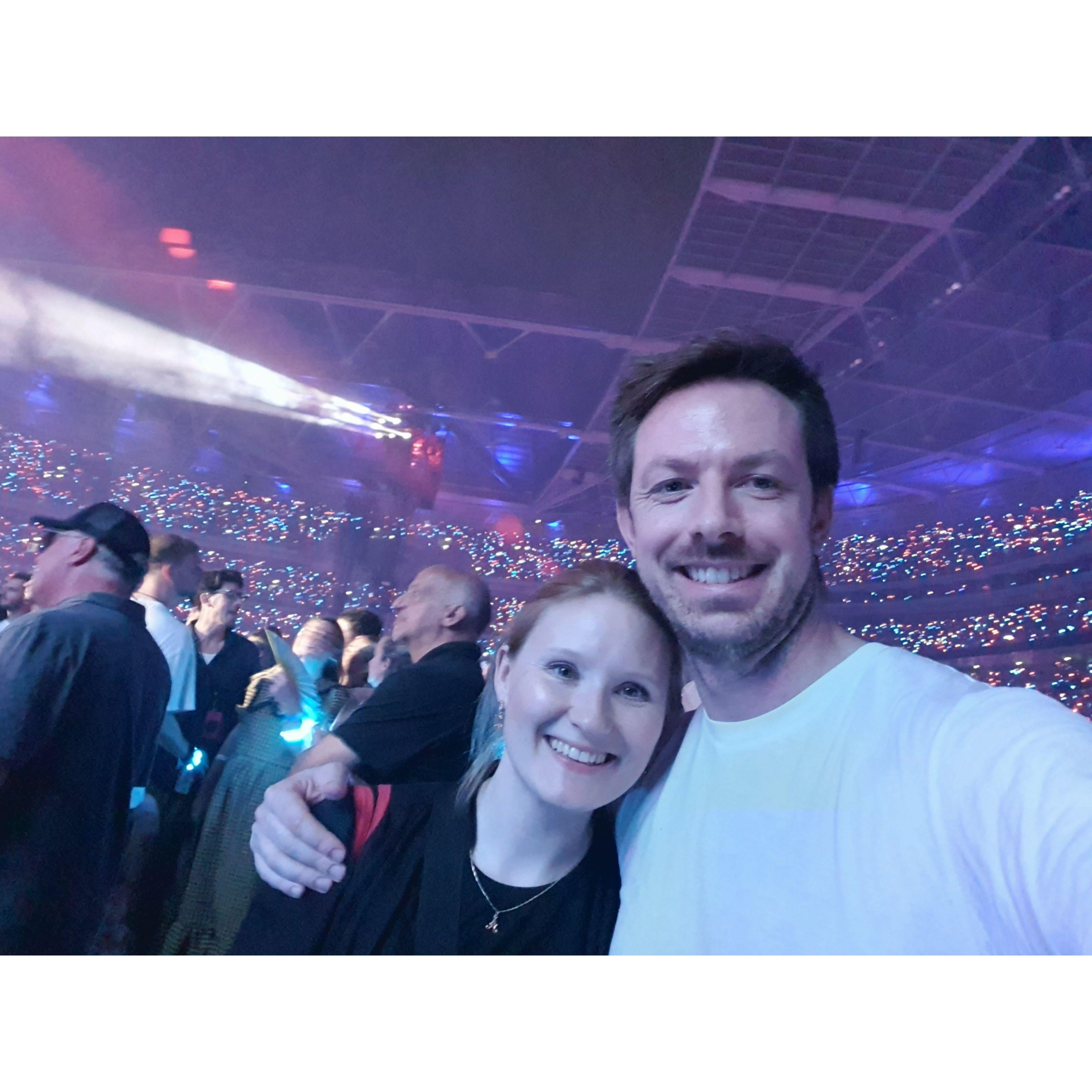 Wembley gig 2022 (yes OK it was coldplay)