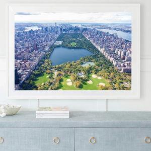 Gray Malin Central Park print (medium white frame)