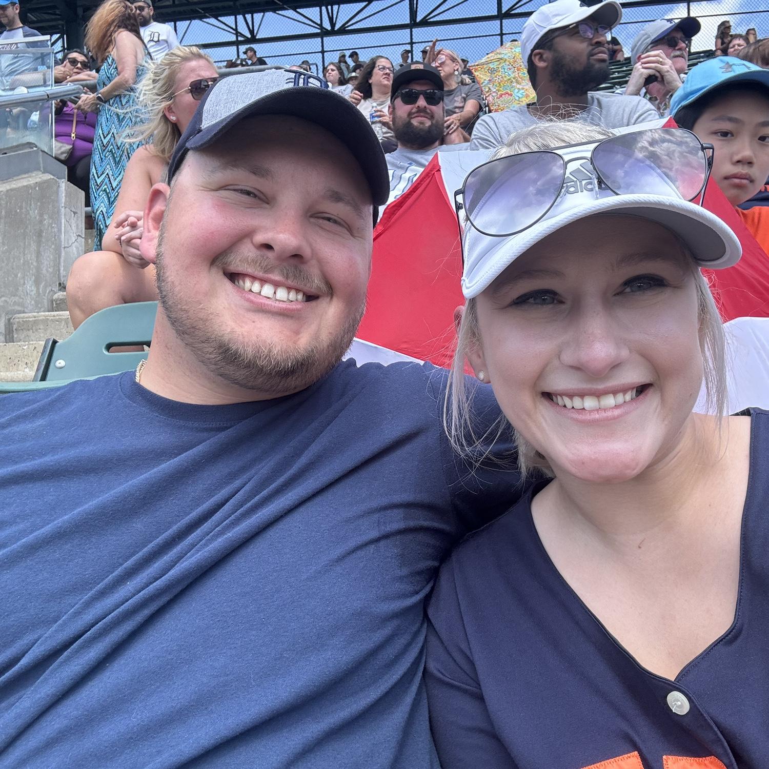 Hunter’s first Tigers game