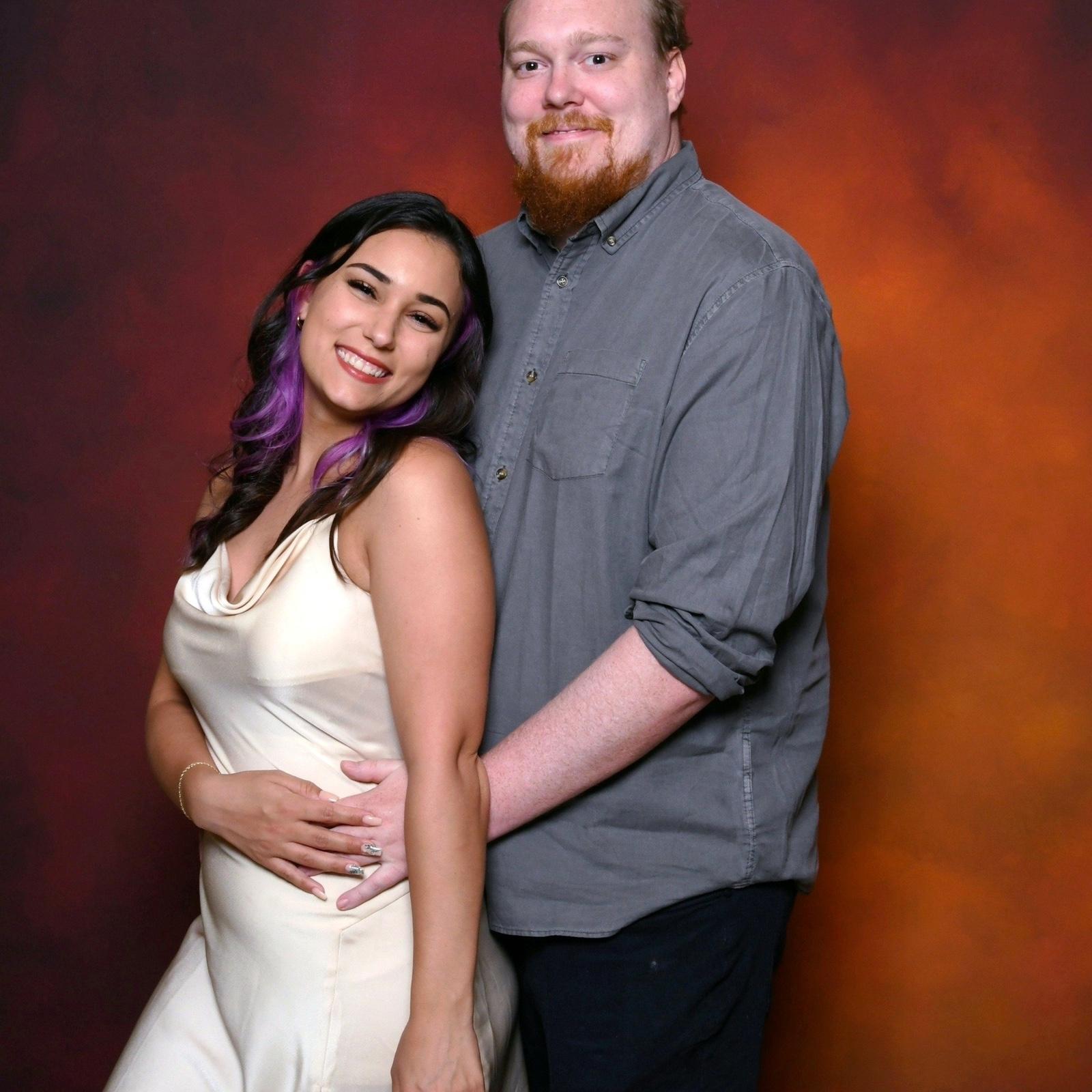 Prom poses on the Bahamas cruise!